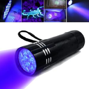 Super Mini 9 LED Powerful Aluminum UV Torch View Cheap Pice