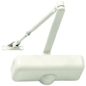 Tell DC100084 Light Duty Door Closer, Ivory, Size 3 Clearance Cost