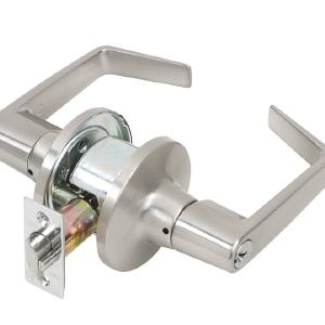 Tell CL100619 Storeroom Lever Lockset, Satin Chrome Excellent Sale Online