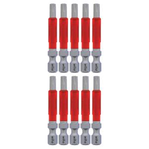 Wiha Tools 76557 MaxxTor Impact Bit TORX T27x 49mm - 10 Pack Online Online For Sale