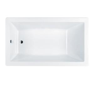 White Elara  72" x 36" Drop In/Undermount Soaking Bathtub K7183 Release Dates Sale Online