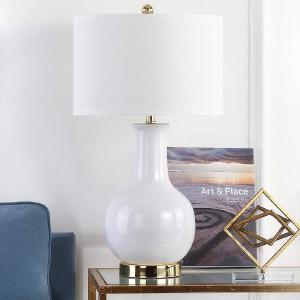 White Ceramic Paris Lamp CG259 Manchester For Sale