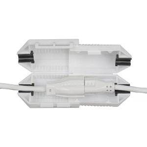 White Extension Cord Safety Cover with Water-Resistant Seal For Management, (Set of 2) How Much For Sale