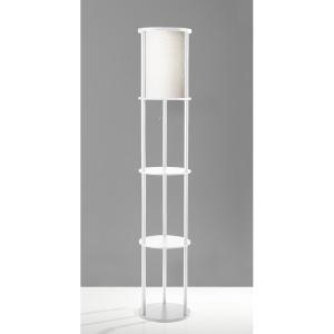 White Abeale 63" Column Floor Lamp K8699 Newest Cheap Pice