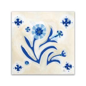 Adam Trest Azul | Floral Tile Print Cheapest