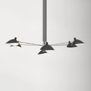 Whit 6 - Light Shaded Geometric Chandelier Cheap Sale Choice