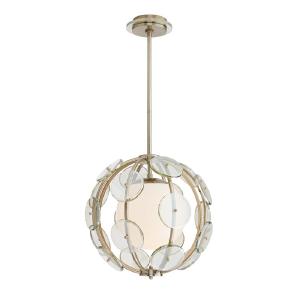 Westport 1 - Light Single Globe Pendant with Crystal Accents VB439 Authentic Cheap Pice