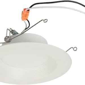 Westinghouse Lighting 5056000 65-Watt Equivalent 5-6-Inch Recessed LED Downlight Dimmable Daylight Energy Star Light Bulb with Medium Base, White Trim Clearance Original