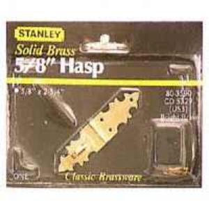 Stanley 803590 Solid Brass Ornamental Hasp, 5/8" Buy Cheap Best Sale