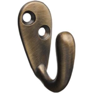 Stanley 830140  Single Prong Robe Hook, Anitique Brass Online Online Clearance