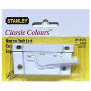Stanley 81-9173 Narrow Sash Lock, White 2025 Newest Online