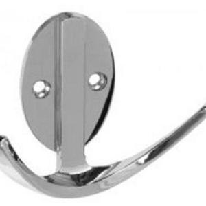 Stanley 807065 Modern Double Robe Hooks, Chrome, 3" Free Shipping Outlet Locations