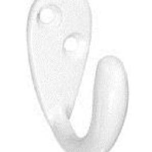 Stanley 806471 Basic Single Robe Hooks, White, 2" Websites Online