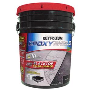 Rust-Oleum Epoxyshield Blacktop Filler & Sealer, 3.5 Gal, Jet Black Outlet Geniue Stockist