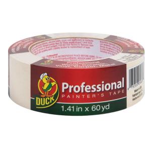 Duck 1362489 Professional Painter's Tape, Beige, 1.41" x 60 Yard With Paypal