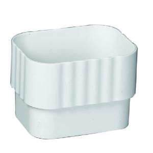 Amerimax M0723 Traditional Downspout Connector, White Outlet Store Cheap Pice