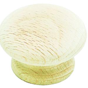 Amerock 1887623 Oversized Wood Cabinet Knob, 1-1/2" x 1-1/2" Outlet Footaction