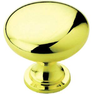 Amerock 1875406 Round Cabinet Knob, Polished Brass, 1-1/4" x 1-1/4" Free Shipping Buy
