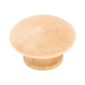 Amerock 10PK813WD Allison Value Collection Cabinet Knob, Wood, Natural, 1-1/2" x 0.875" Clearance Store Sale Online