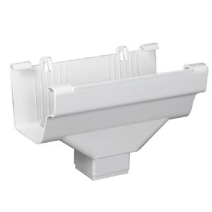 Amerimax M0506-6 Traditional Gutter Drop Outlet, White Excellent