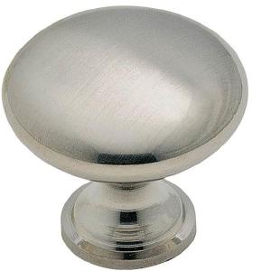 Amerock 14404SCH Round Cabinet Knob, Brushed Chrome, 1-3/16" x 1-1/8" Real Online