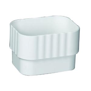Amerimax M0623 Downspout Connector, Vinyl, White Best Wholesale Sale Online
