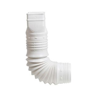 Amerimax ADP53229 Flex-A-Spout Flexible Downspout Extension, White, PVC Largest Supplier For Sale