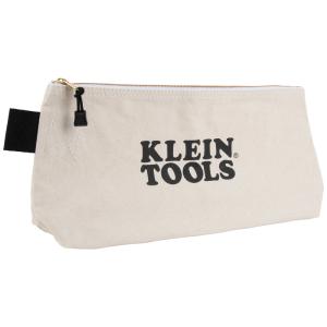 Klein Tools 62042 Zipper Bag, Extra-Long Canvas Tool Pouch, 16-Inch, Natural Factory Outlet Cheap Online