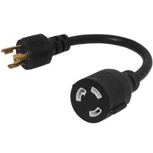 1ft NEMA L5-20P to NEMA L5-30R Power Cable - 12AWG - SJT Jacket Outlet Official