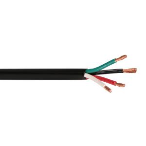 250ft 4C 12AWG Stranded Bulk Speaker Cable - CMR Riser - Black View Cheap Pice