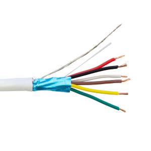 1000ft 6C 22AWG Stranded Control Cable - CMR Shielded - White Latest