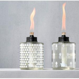 Tiki 1117028 Painted Glass Tabletop Torch, Clear Discount Latest