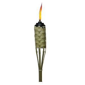 Tiki 1120042 Luau Weather Resistant Outdoor Torch, Bamboo Sale Popular