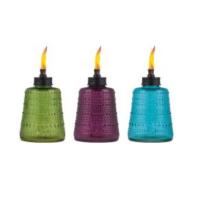 Tiki 1120063 Tabletop Torch, Glass, 6 inches Tumblr