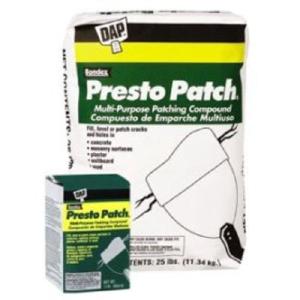 Dap 58552 Presto Patch Patching Compound 25Lb. Free Shipping
