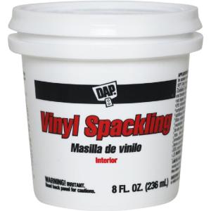 Dap 12130 Spackling Paste, White, 0.5 pt Tub Sale Big Discount