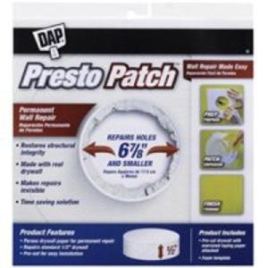 Dap 09157 Presto Patch Plug, 1/2 x 6-7/8 Fashion Style For Sale