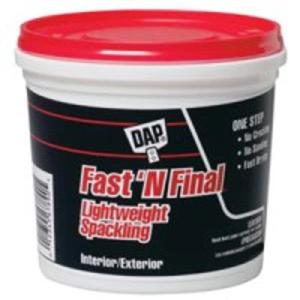 Dap 12140 Spackling Compound, 1/2 Pint, White Cheap Order