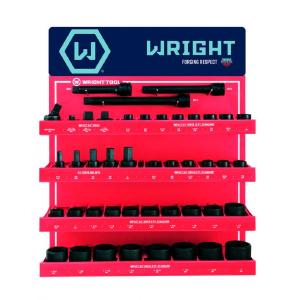 Wright Tool D985 44 Piece 3/4" Drive Standard Impact Sockets And Attachments Outlet Original