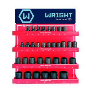 Wright Tool D986 33 Piece 3/4" Drive Deep Impact Sockets Clearance Discounts