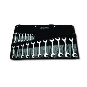 Wright Tools 732 18 Piece 15 & 60 Degrees Double Angle Open End Wrench Set Outlet Factory Outlet