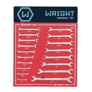 Wright Tool D987 Open End Wrenches 18 Pieces Set Free Shipping Sale Online