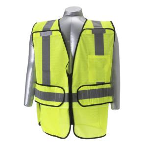 NSI SV-600-UCX 5-Point Breakaway Safety Vest, High Visibility Yellow, Pockets Visit New
