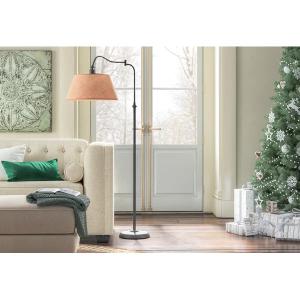 61" H x 17" W x 29" D Theodora Swing Arm Floor Lamp Hot Sale Online