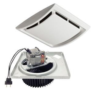 60 CFM Energy Star Bathroom Fan with Light EE1054 Outlet With Credit Card