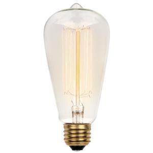 60 Watt, ST20 Incandescent, Dimmable Light Bulb, Vintage Yellow (2200K) E26/Medium (Standard) Base (Part number: 413200) (Set of 2) B42-HS197 Outlet Buy