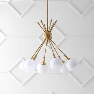 6-Light Adjustable Pendant Light in Brass Dr289 Cheap Fashionable