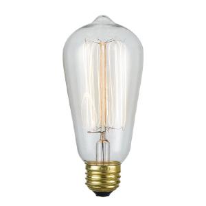 60 Watt ST18 Incandescent Non-Dimmable Light Bulb Warm White (2200K) E26/Medium (Standard) Base Best Place To Buy Online