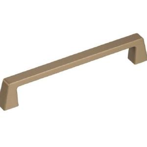 6-5/16 Inch Center to Center Golden Champagne Cabinet Pull (Set of 9) Clearance Limited Edition