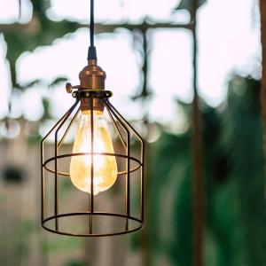 60 Watt, ST64 Incandescent, Dimmable Light Bulb, Warm White (2700K) E26/Medium (Standard) Base (Set of 6) Manchester